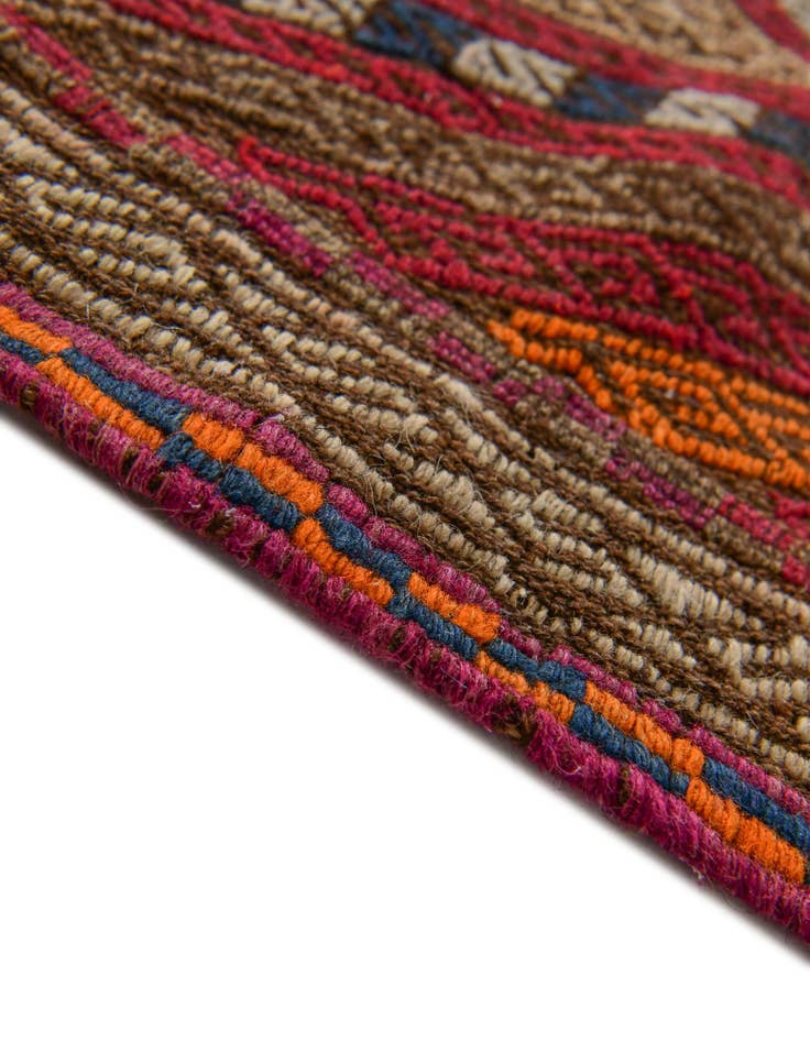 Detail image of 2' 3 x 8' 4 Hand Knotted Kilim Fars Persian Wool Runner Rug
