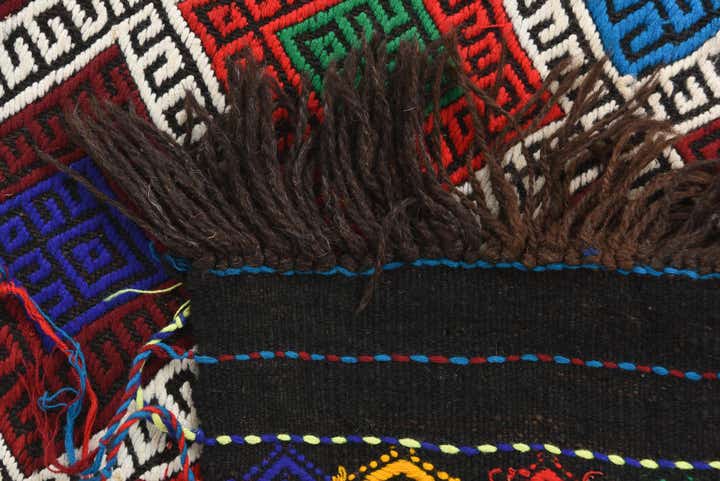 2' 1 x 7' 4 Hand Knotted Kilim Fars Persian Wool Runner Rug