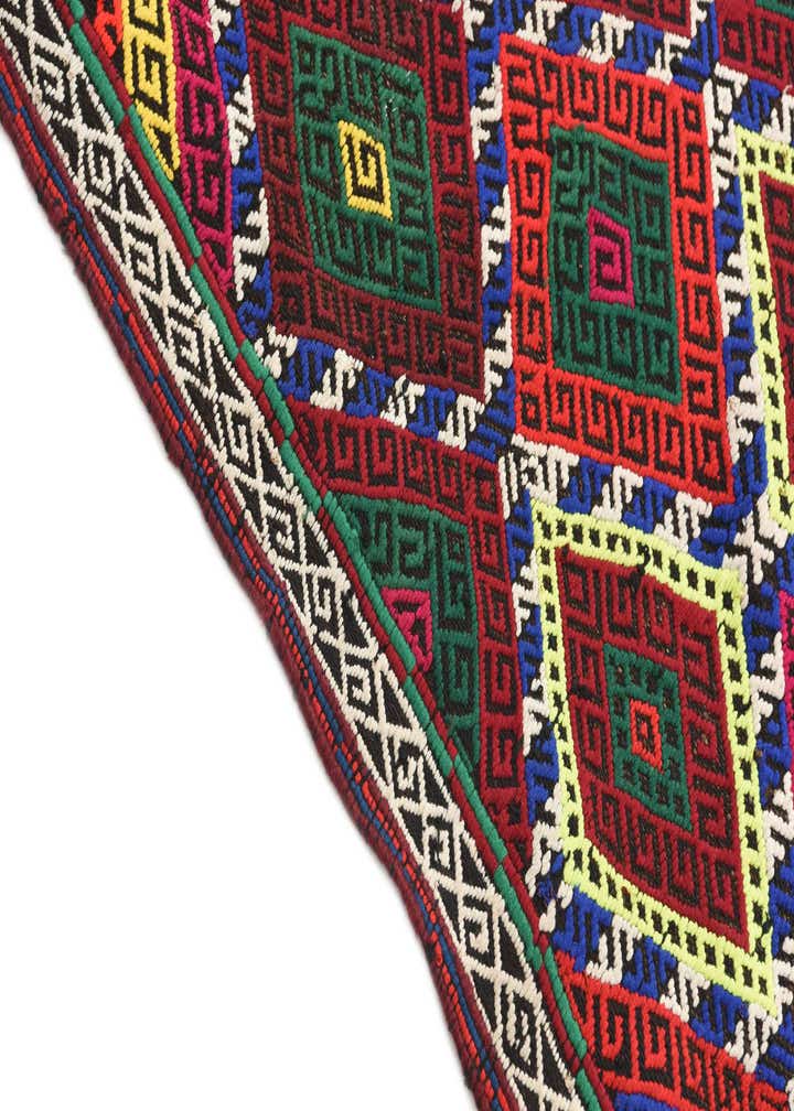 2' x 7' 4 Hand Knotted Kilim Fars Persian Wool Runner Rug