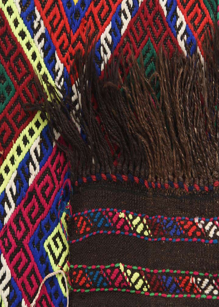 2' x 7' 4 Hand Knotted Kilim Fars Persian Wool Runner Rug