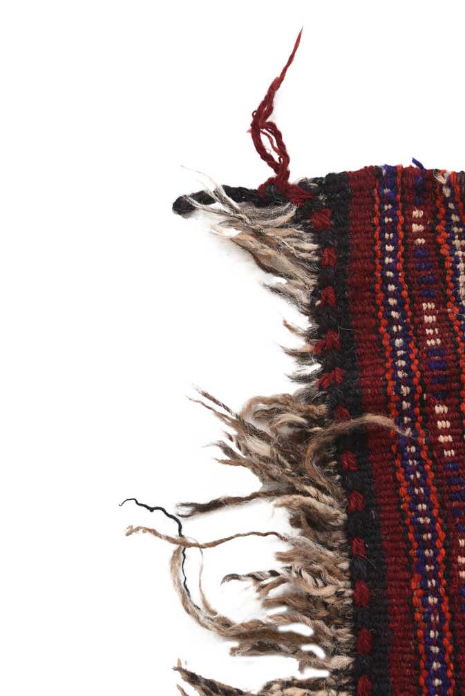 4' 10 x 11' 8 Hand Woven Kilim Fars Wool Runner Rug