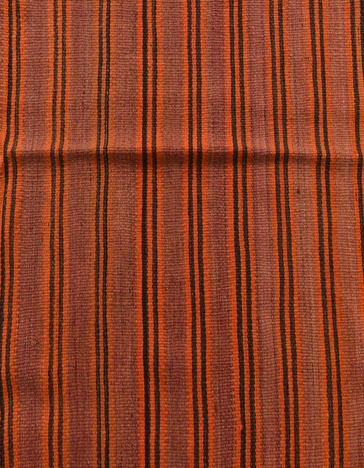 Detail image of 4' 7 x 10'  Hand Woven Kilim Fars Wool Runner Rug