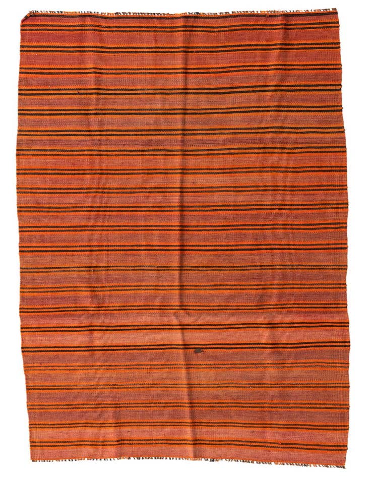 Detail image of 4' 7 x 10' Hand Woven Kilim Fars Wool Runner Rug