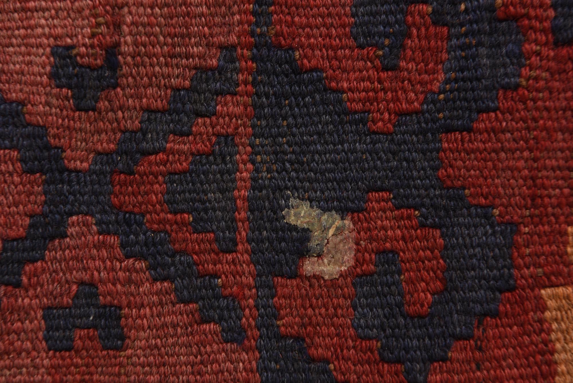 2' 10 x 14' 6 Hand Woven Kilim Fars Wool Runner Rug
