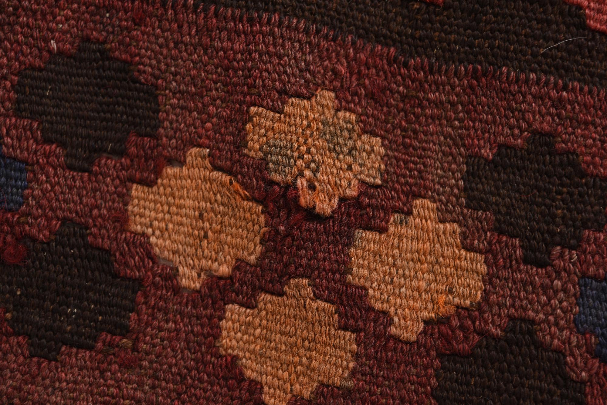 2' 10 x 14' 6 Hand Woven Kilim Fars Wool Runner Rug