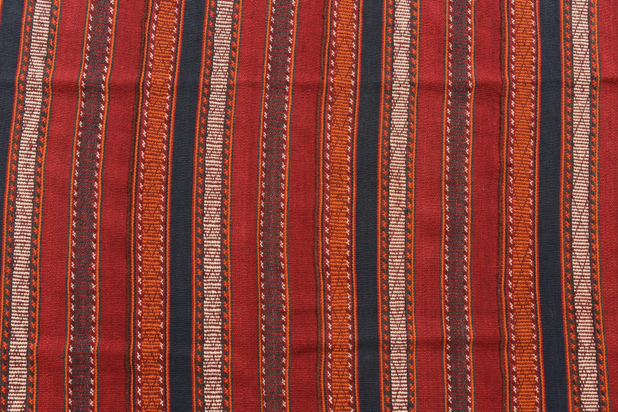 5' 9 x 11' 8 Hand Knotted Kilim Fars Persian Wool Runner Rug