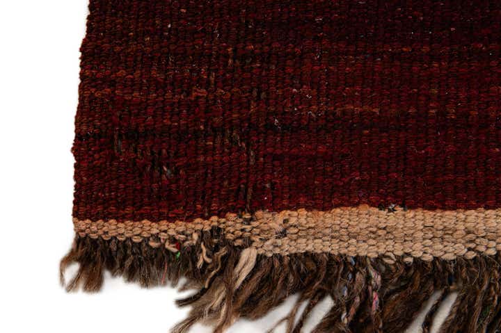 4' 6 x 14' 10 Hand Woven Kilim Fars Wool Runner Rug