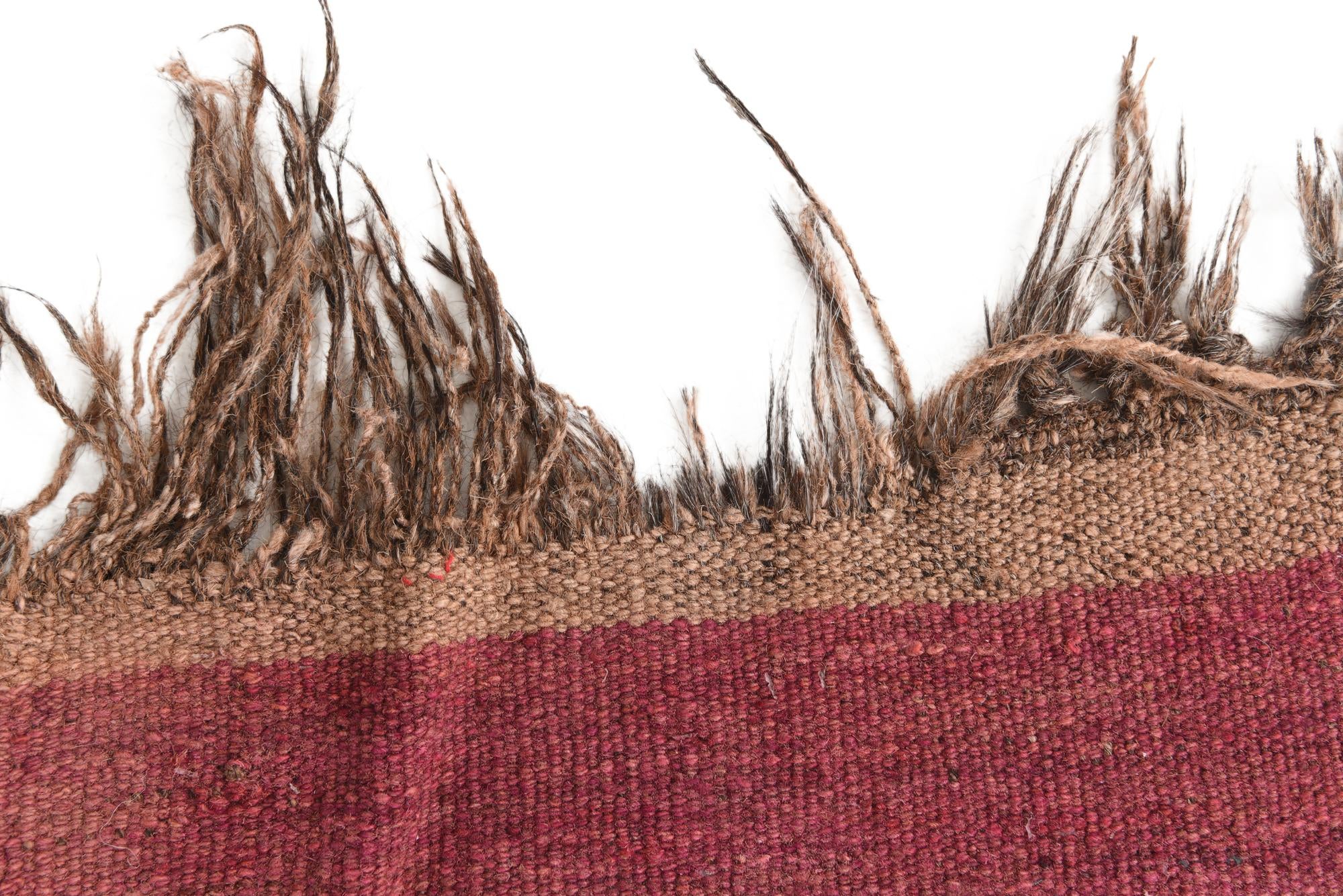 4' 5 x 9' 9 Hand Woven Kilim Fars Wool Runner Rug