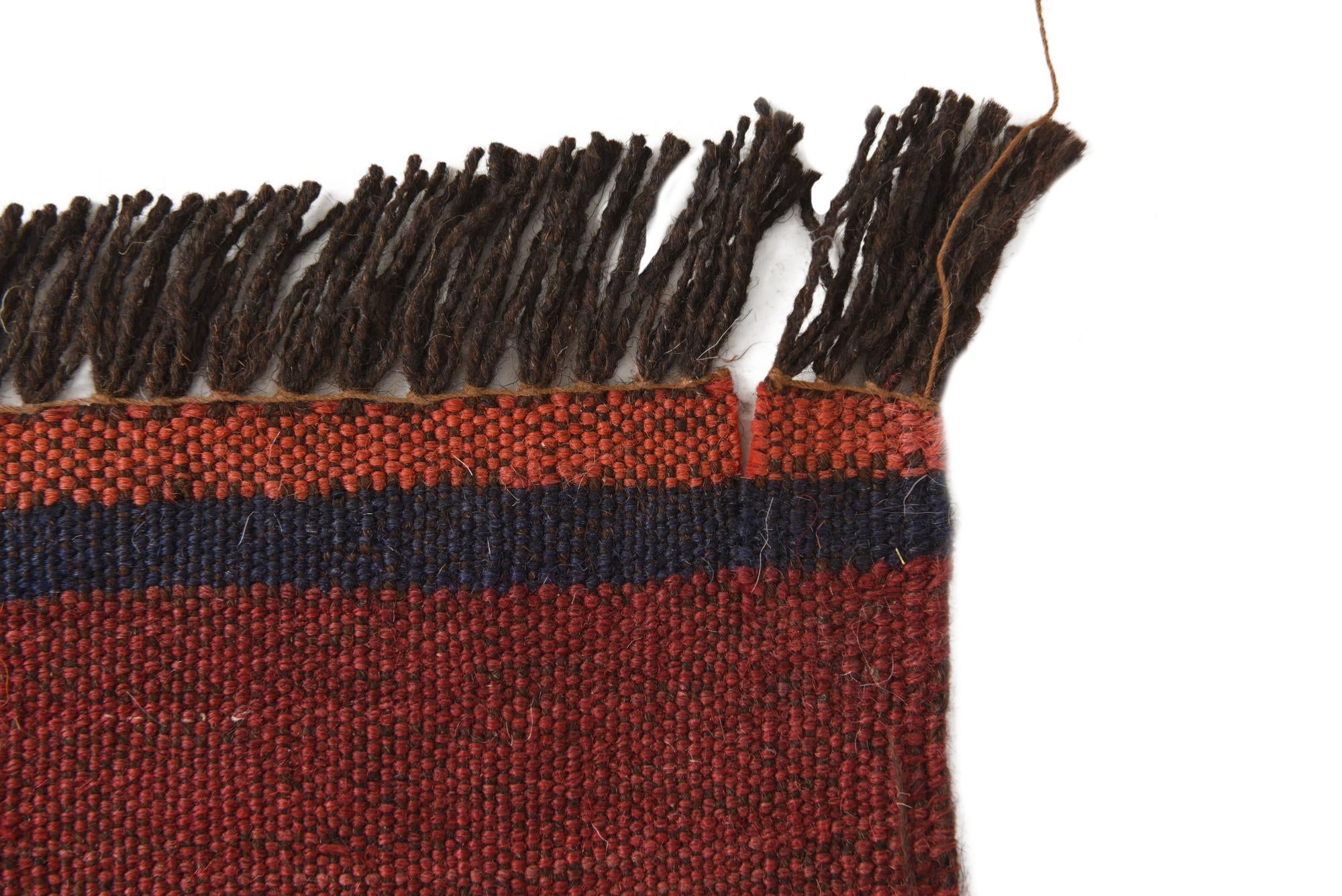 4' 7 x 10' 9 Hand Woven Kilim Fars Wool Runner Rug