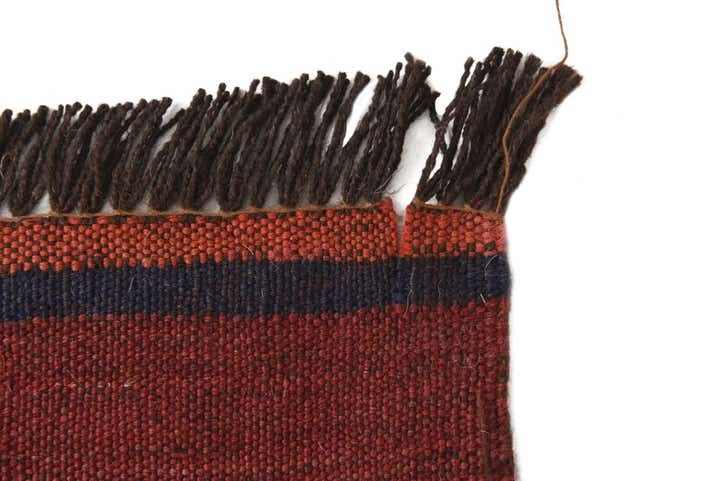 4' 7 x 10' 9 Hand Woven Kilim Fars Wool Runner Rug