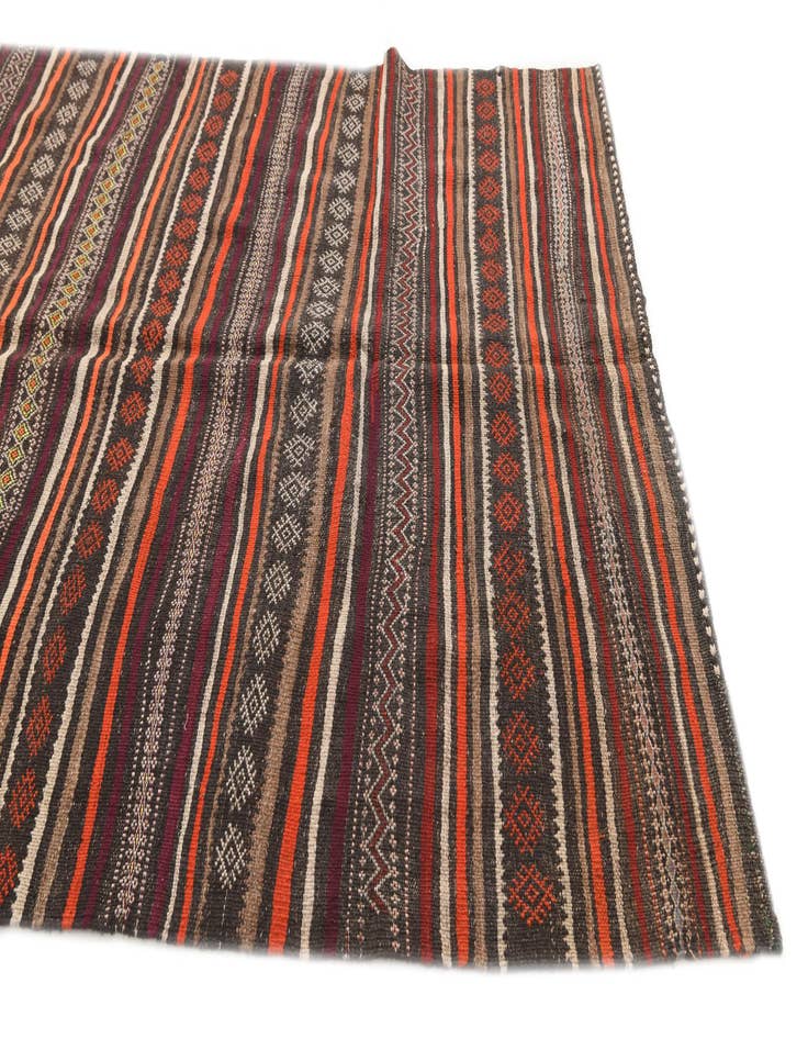 Detail image of 5' 9 x 12' 1  Hand Woven Kilim Fars Wool Runner Rug