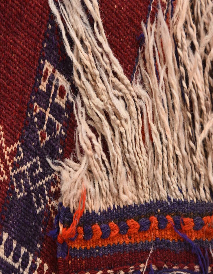 Detail image of 4' 9 x 12' 6  Hand Woven Kilim Fars Wool Runner Rug