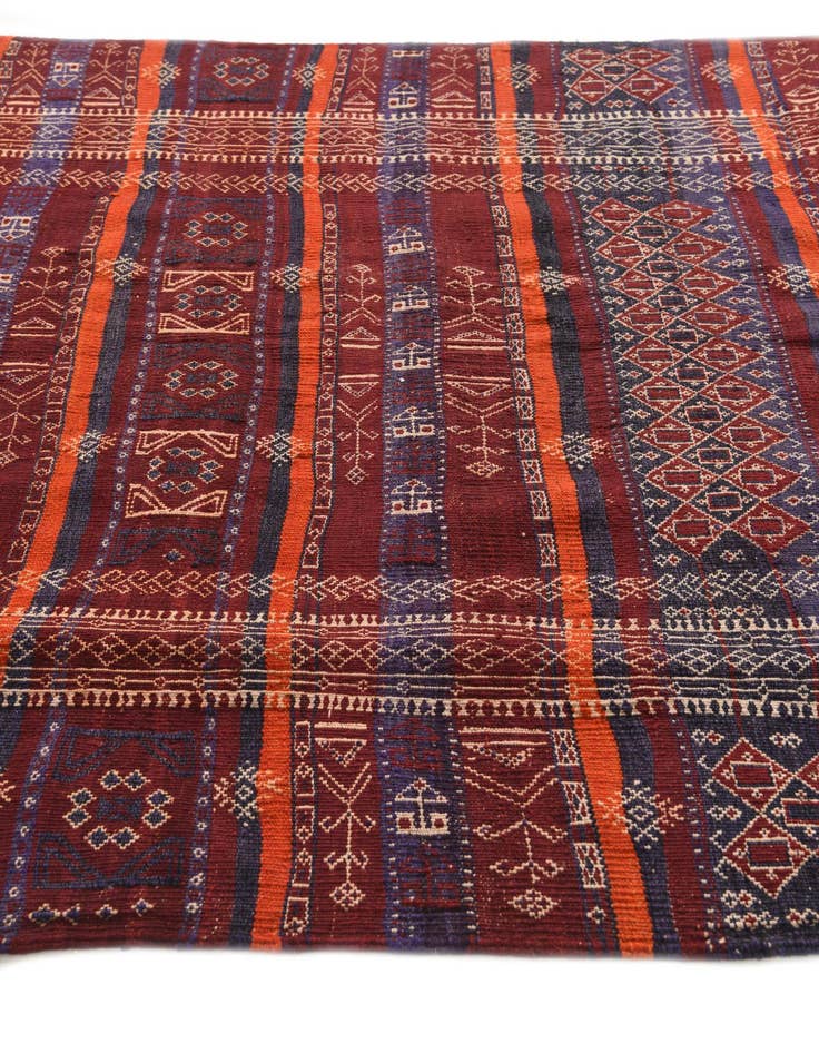 Detail image of 4' 9 x 12' 6  Hand Woven Kilim Fars Wool Runner Rug