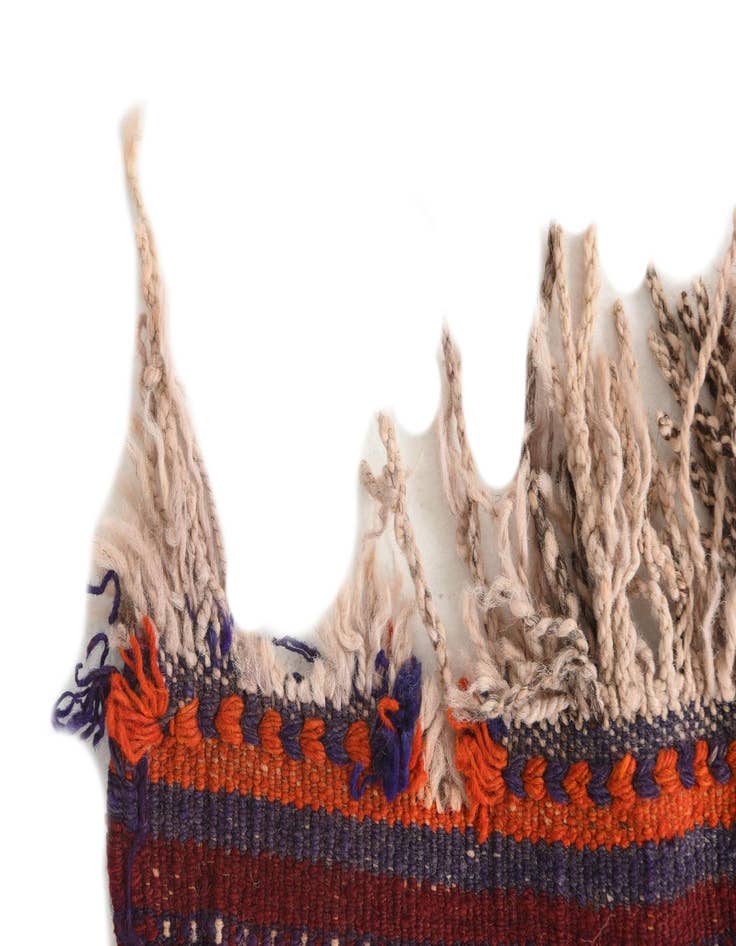 Detail image of 4' 9 x 12' 6  Hand Woven Kilim Fars Wool Runner Rug