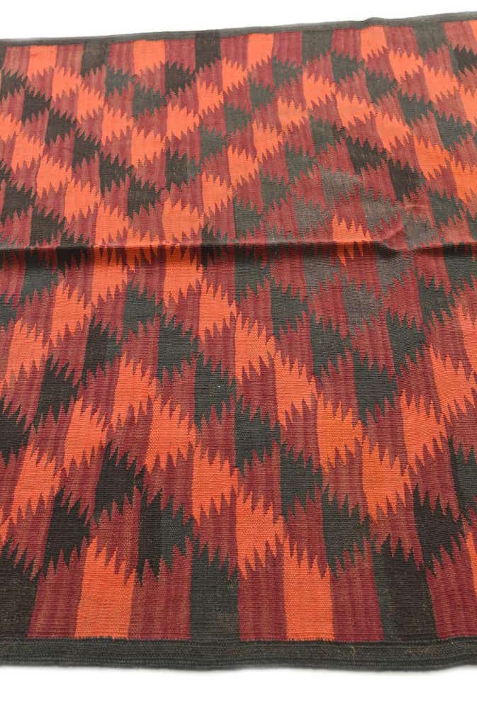 4' 2 x 15' Hand Woven Kilim Fars Wool Runner Rug