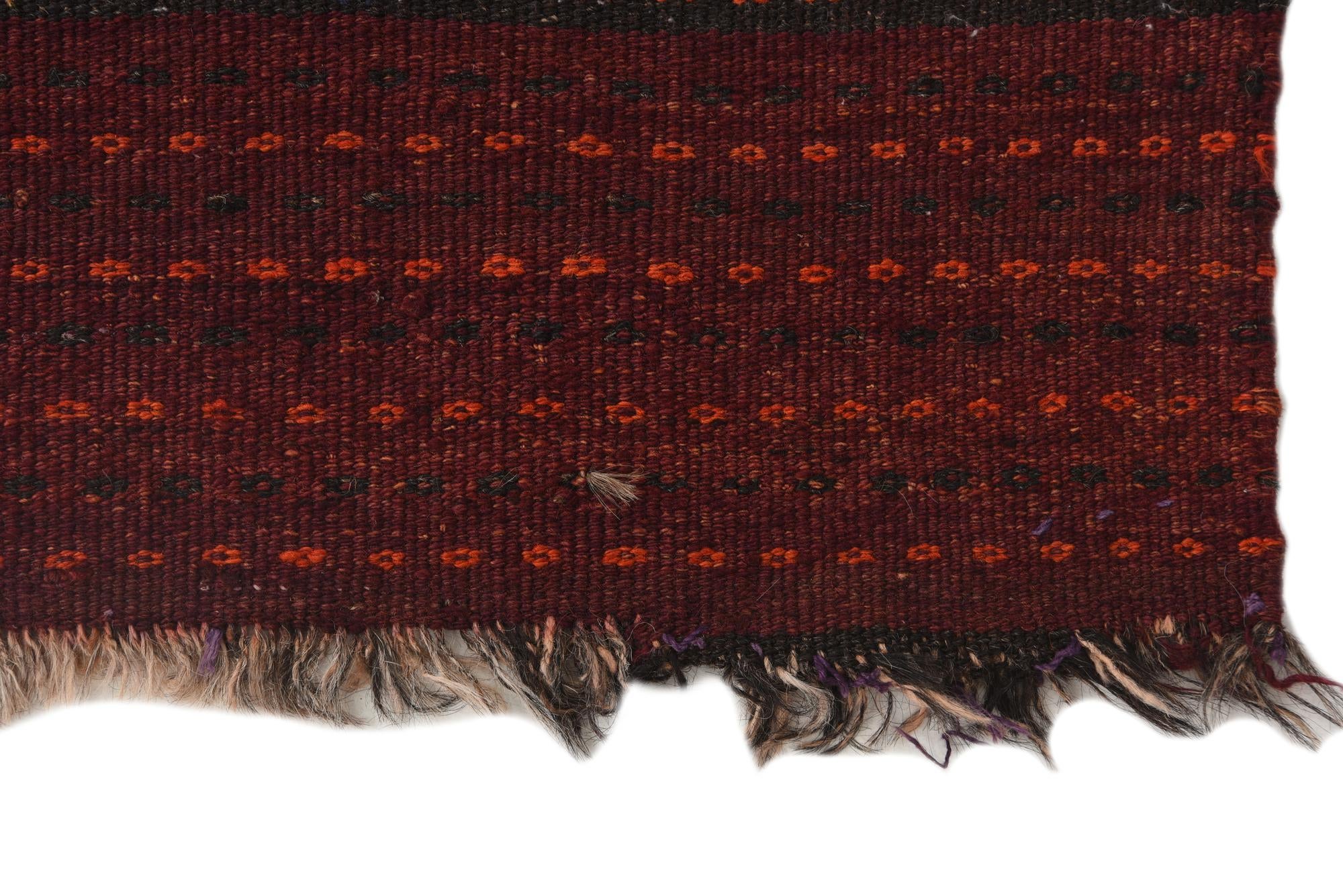 3' 4 x 9' 8 Hand Woven Kilim Fars Wool Runner Rug