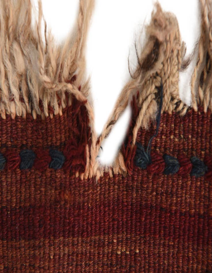 Detail image of 4' 6 x 10' 9  Hand Woven Kilim Fars Wool Runner Rug