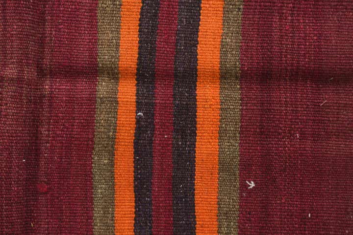 1' 9 x 9' Hand Woven Kilim Fars Wool Runner Rug