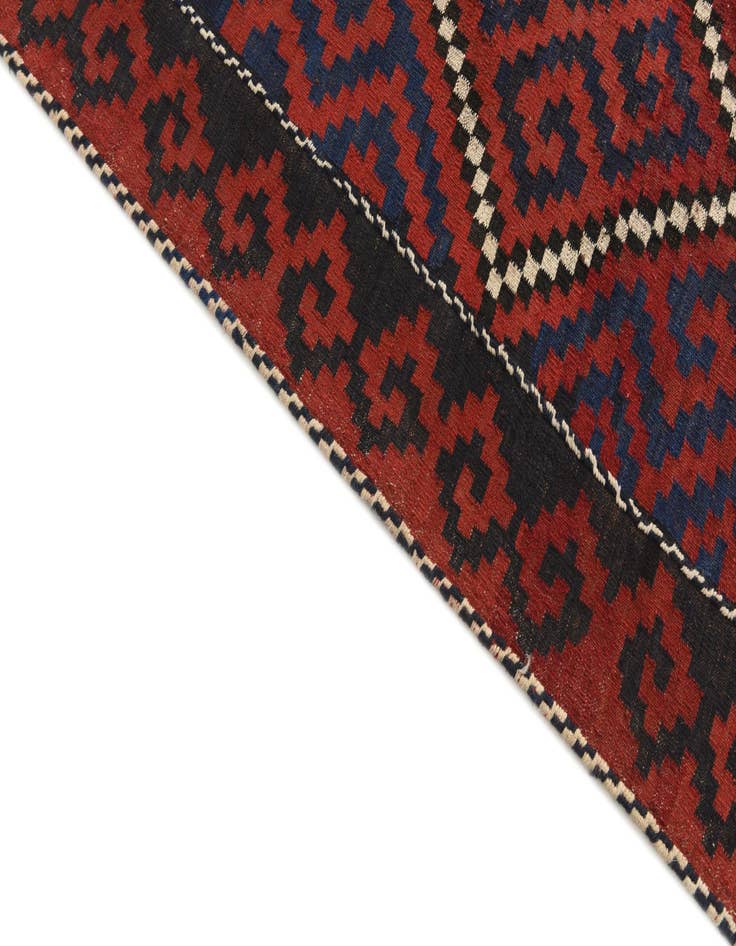 Detail image of 6' 5 x 12'  Hand Woven Kilim Fars Wool Runner Rug
