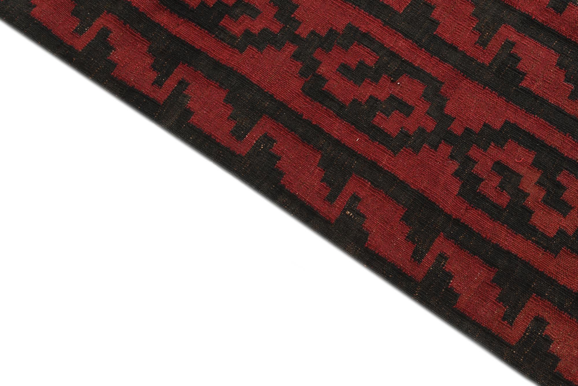 5' 7 x 13' 4 Hand Woven Kilim Fars Wool Runner Rug