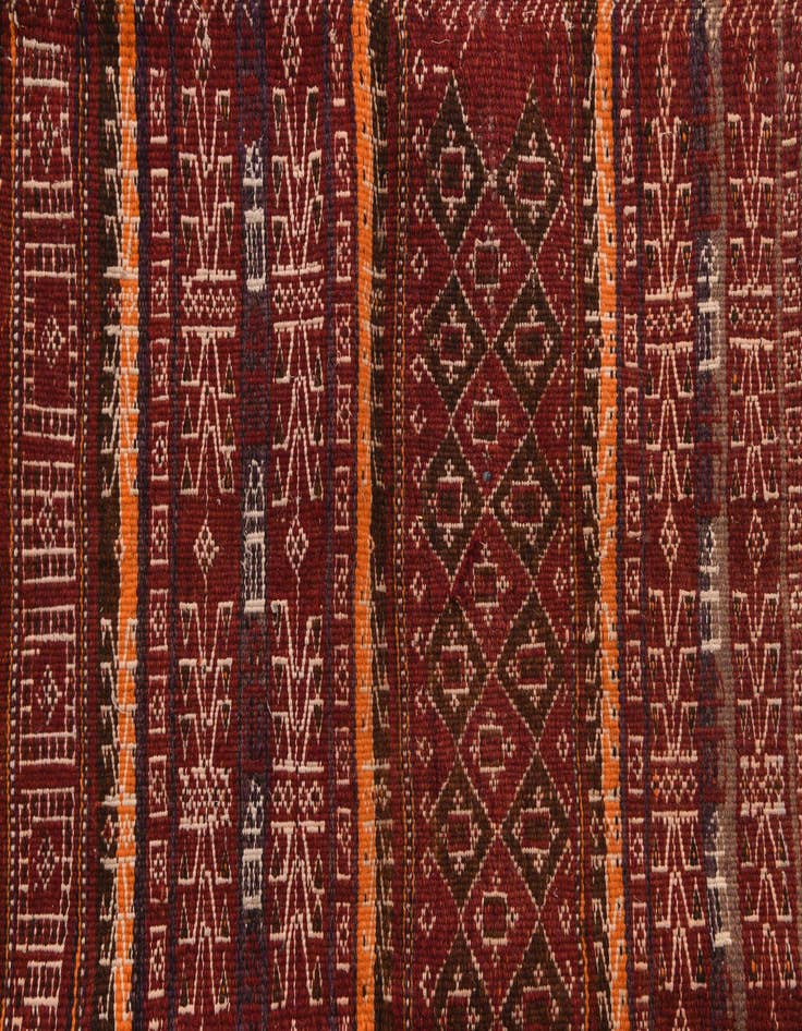 Detail image of 4' 9 x 10' 3  Hand Woven Kilim Fars Wool Runner Rug