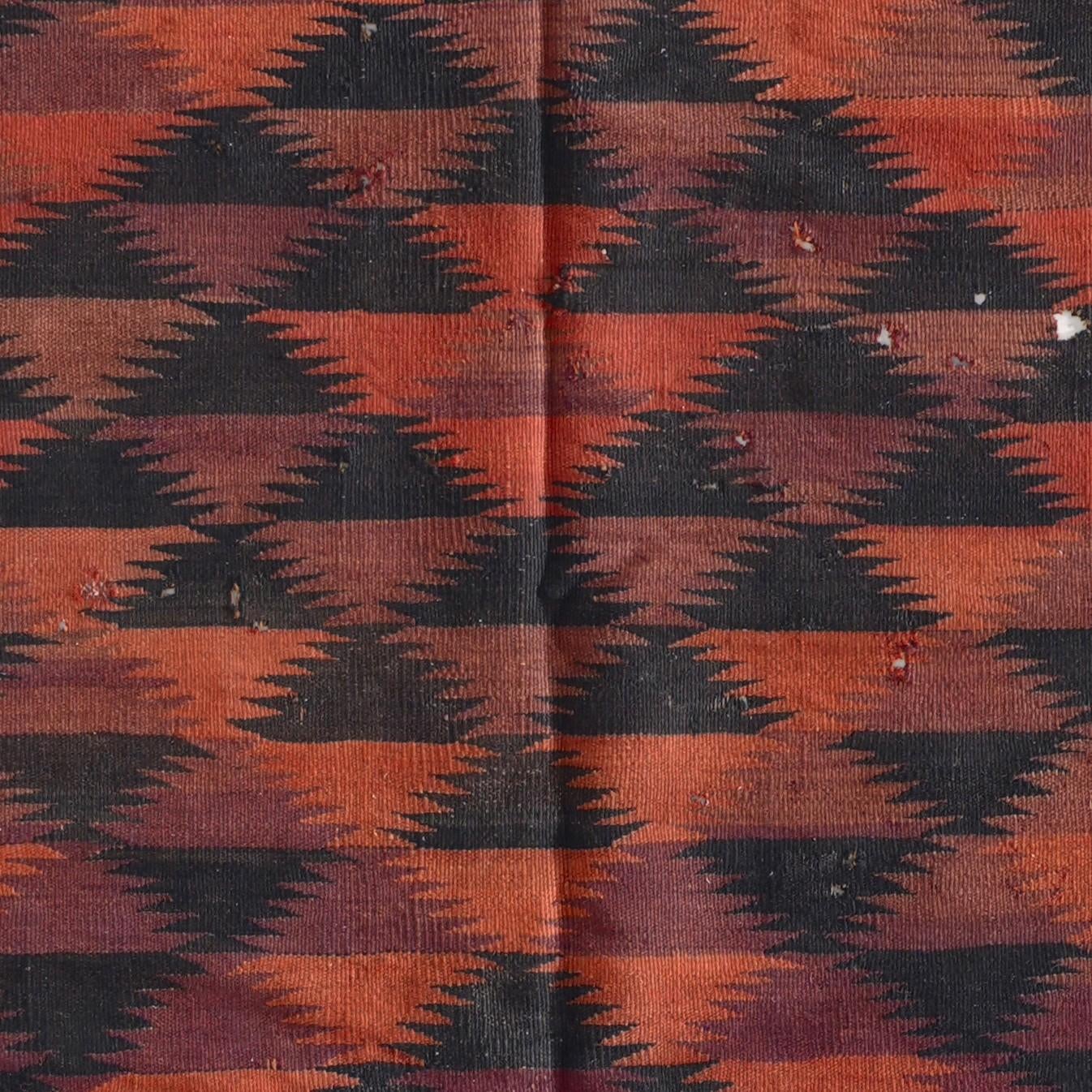 135cm x 375cm Hand Woven Kilim Fars Wool Runner Rug