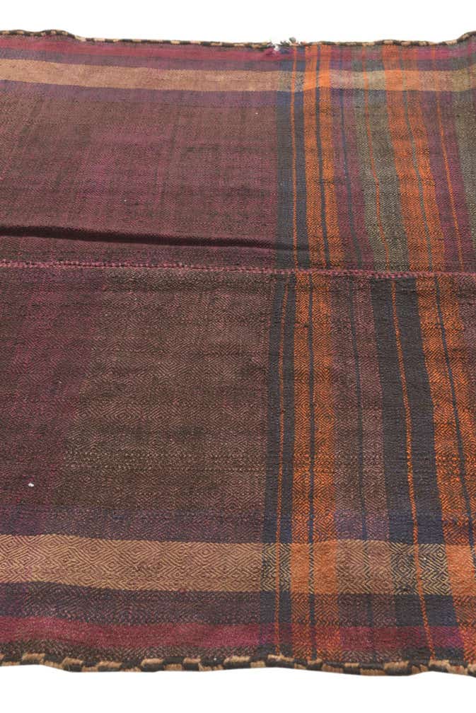 4' 7 x 10' 5 Hand Woven Kilim Fars Wool Runner Rug