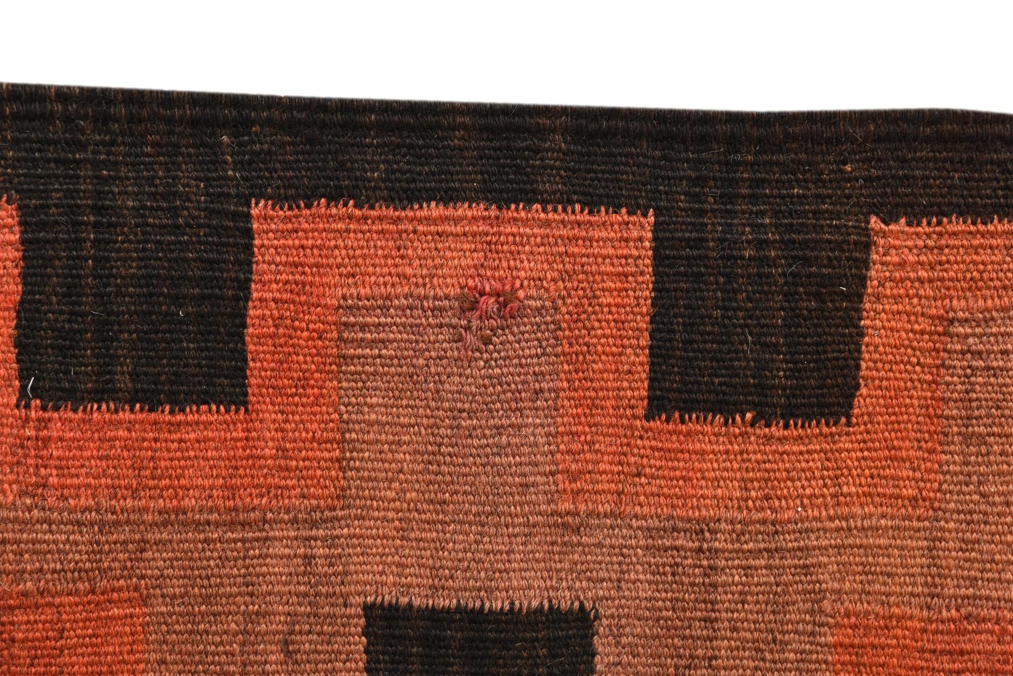 4' 8 x 15' 3 Hand Woven Kilim Fars Wool Runner Rug