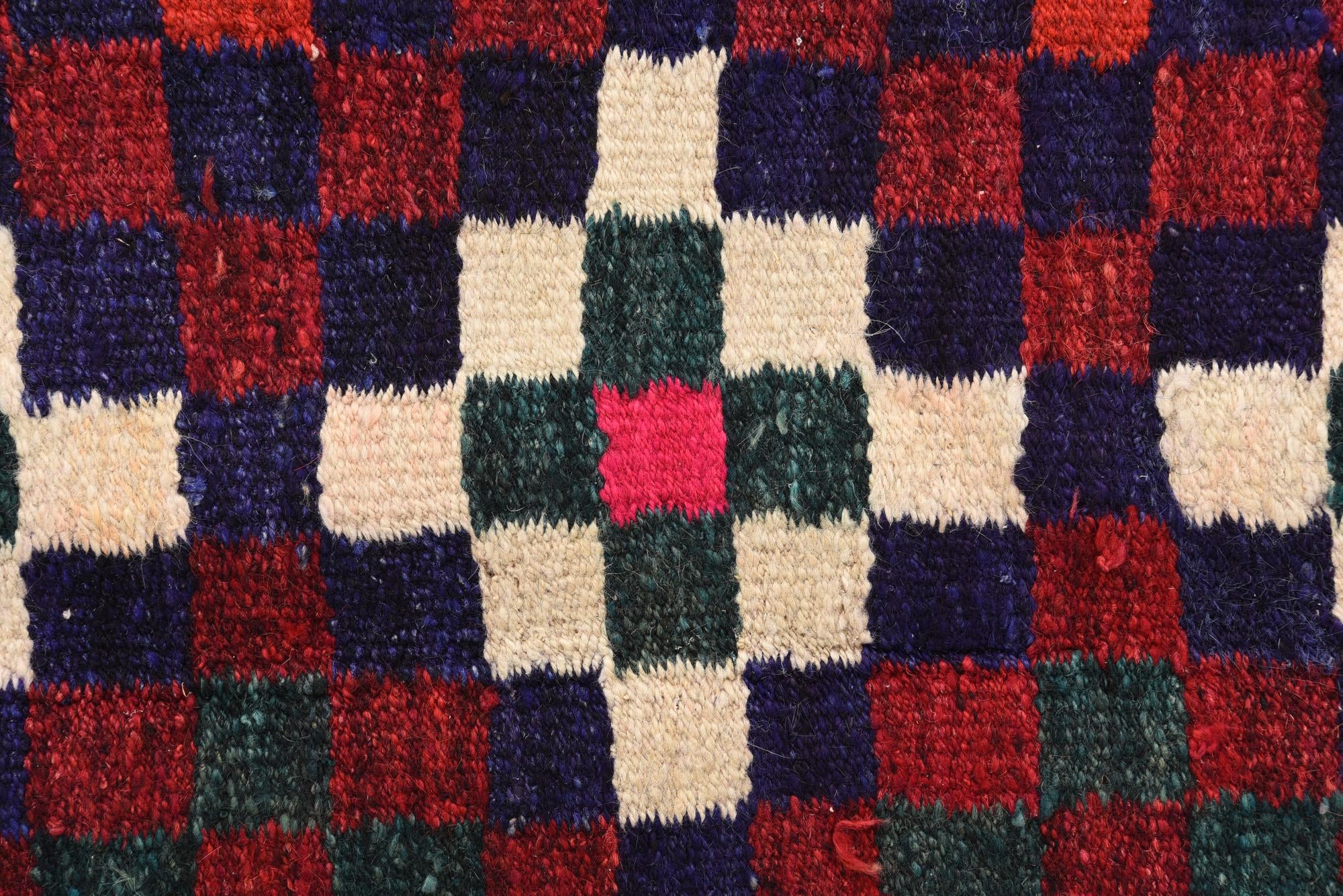 4' 5 x 9' 6 Hand Woven Kilim Fars Wool Runner Rug