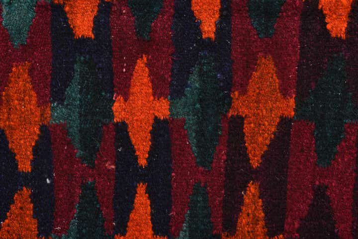 4' 6 x 9' Hand Woven Kilim Fars Wool Runner Rug
