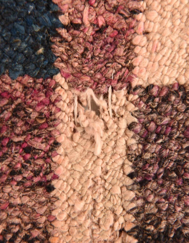 Detail image of 4' 2 x 9' 3  Hand Woven Kilim Fars Wool Runner Rug