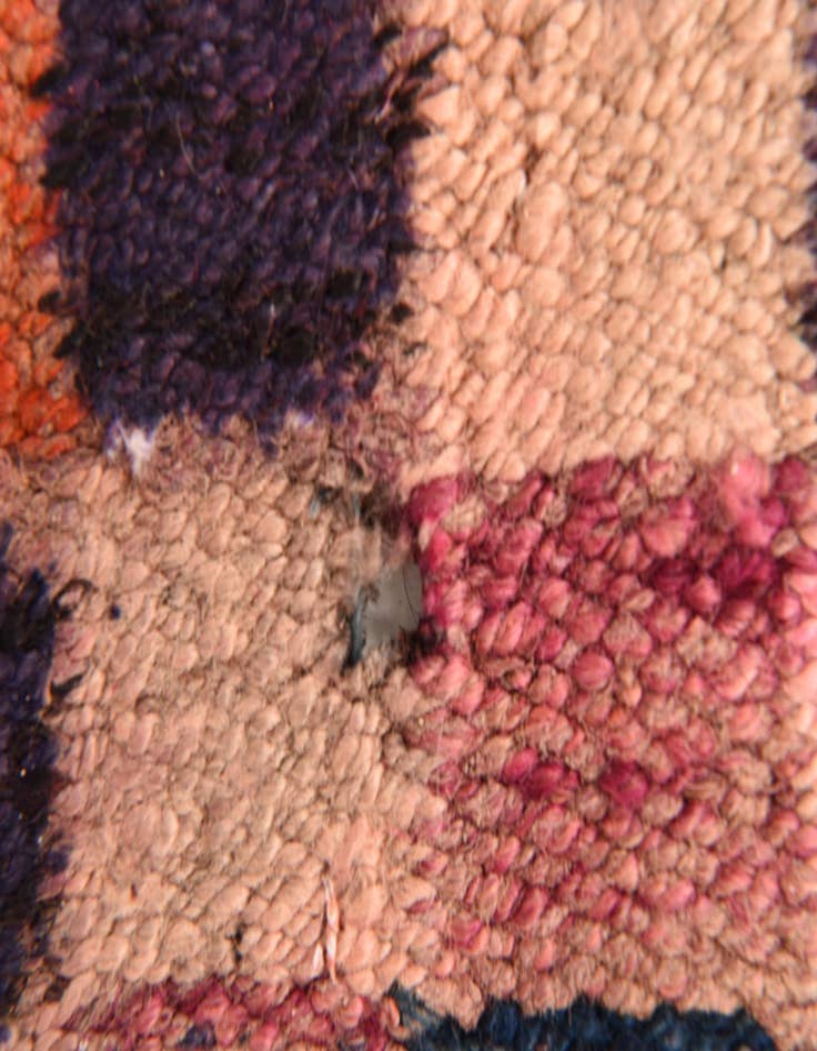 Detail image of 4' 2 x 9' 3  Hand Woven Kilim Fars Wool Runner Rug