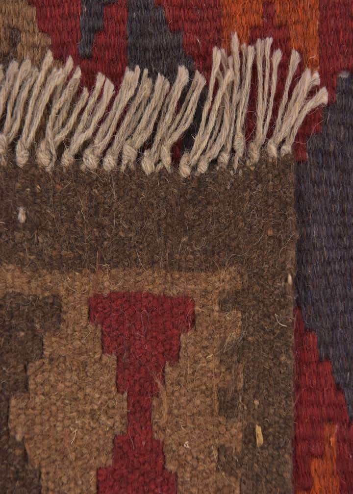 3' x 10' Hand Woven Kilim Maymana Wool Runner Rug