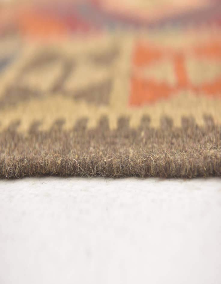 Detail image of 3' 4 x 6' 6  Hand Woven Kilim Maymana Wool Runner Rug