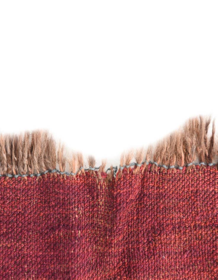 Detail image of 3' 9 x 10' 1  Hand Woven Kilim Modern Wool Runner Rug