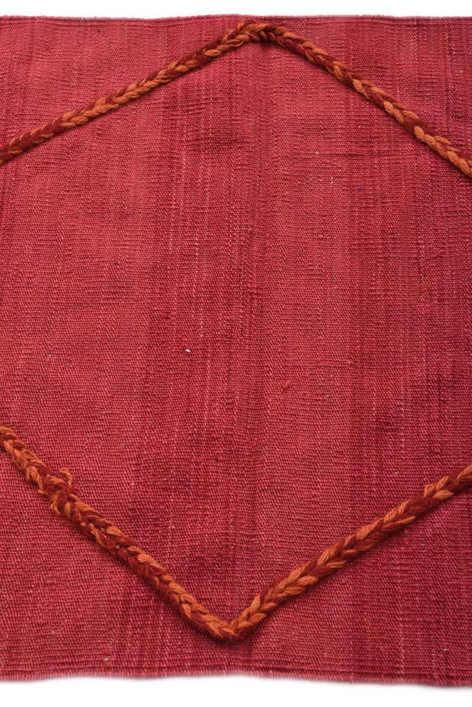 2' 4 x 9' 8 Hand Woven Kilim Modern Wool Runner Rug