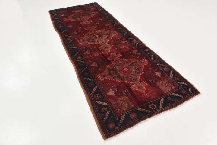 3' 10 x 10' 4 Hand Knotted Koliaei Persian Wool Runner Rug