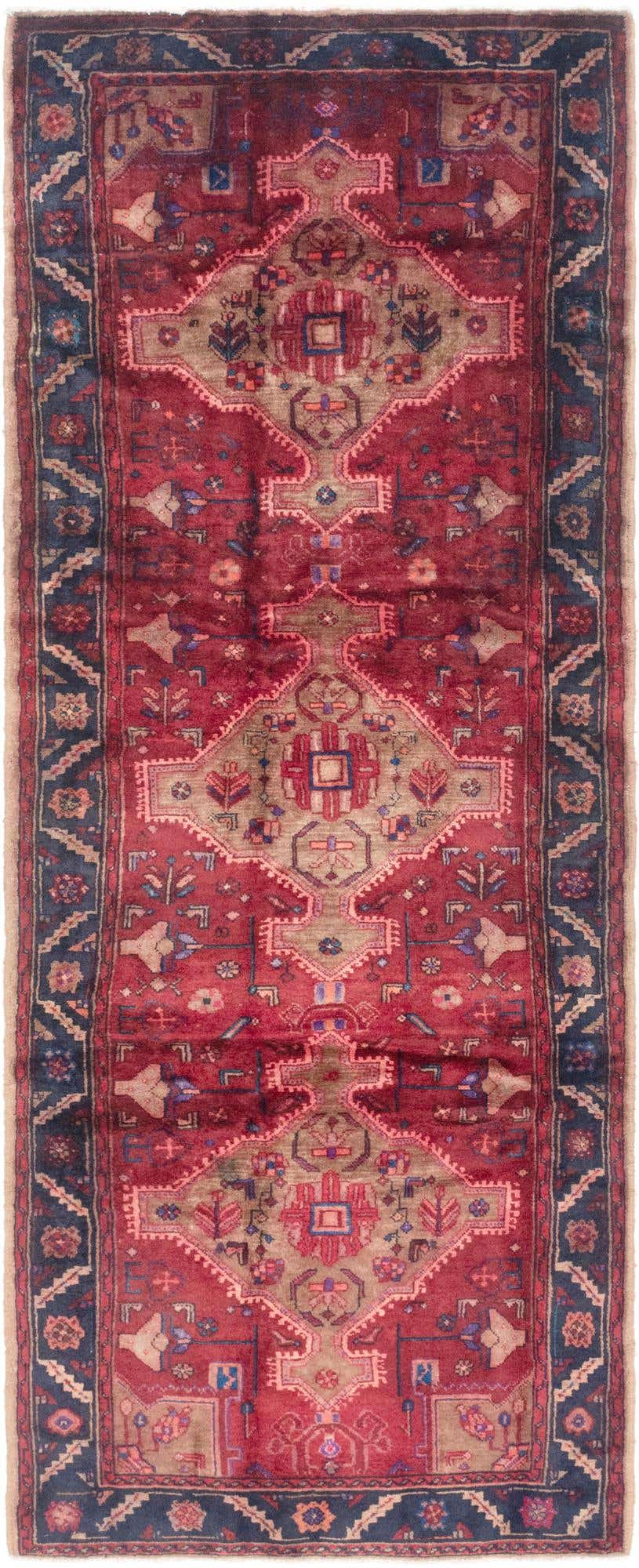 3' 10 x 10' 4 Hand Knotted Koliaei Persian Wool Runner Rug