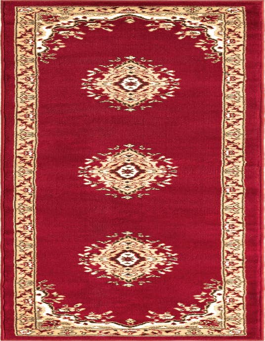 Detail image of 2' x 8' 2 Mashad Design Runner Rug