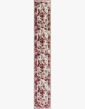Burgundy Monte Carlo Runner Rug