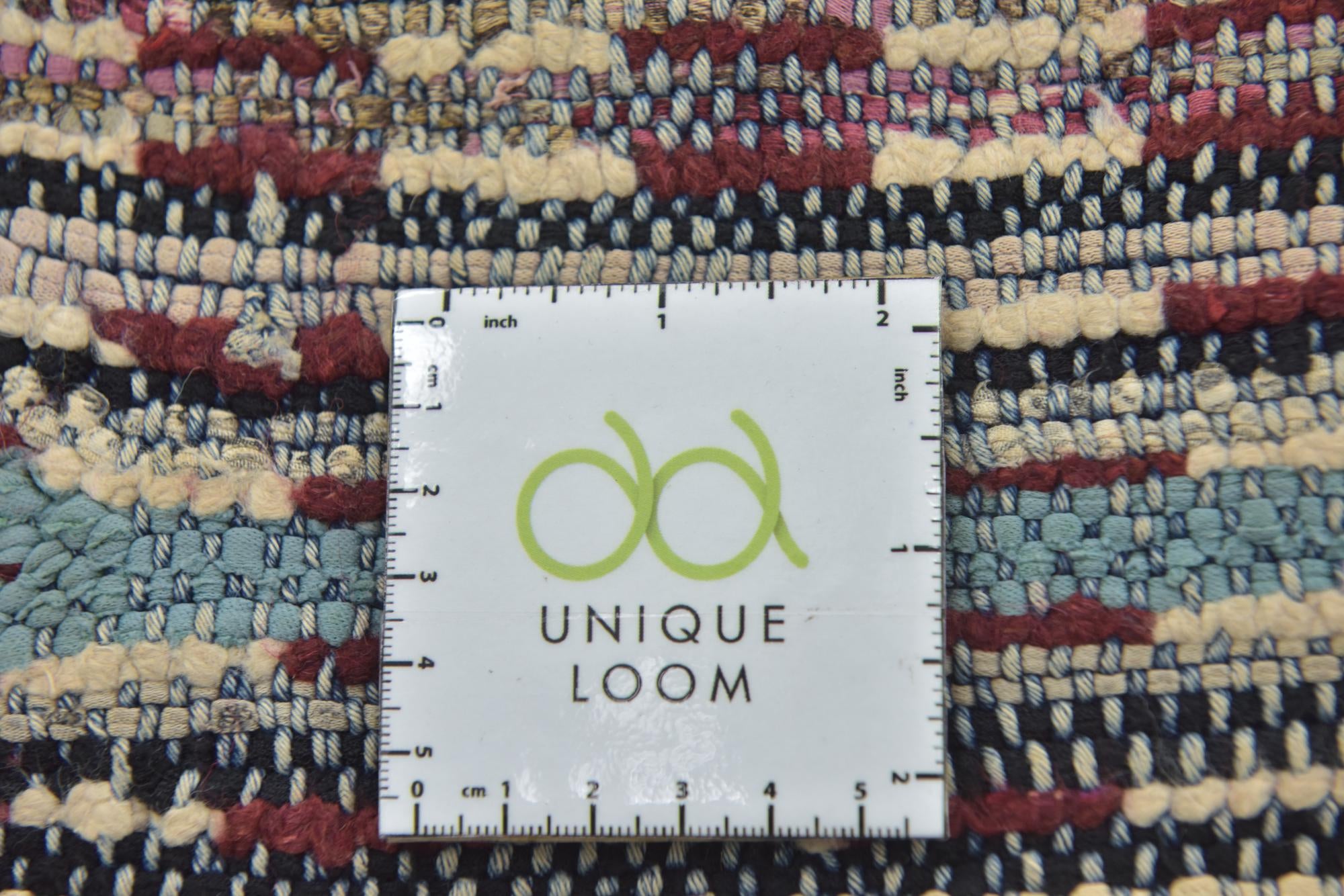 3' 4 x 7' 8 Hand Knotted Moroccan Wool Runner Rug