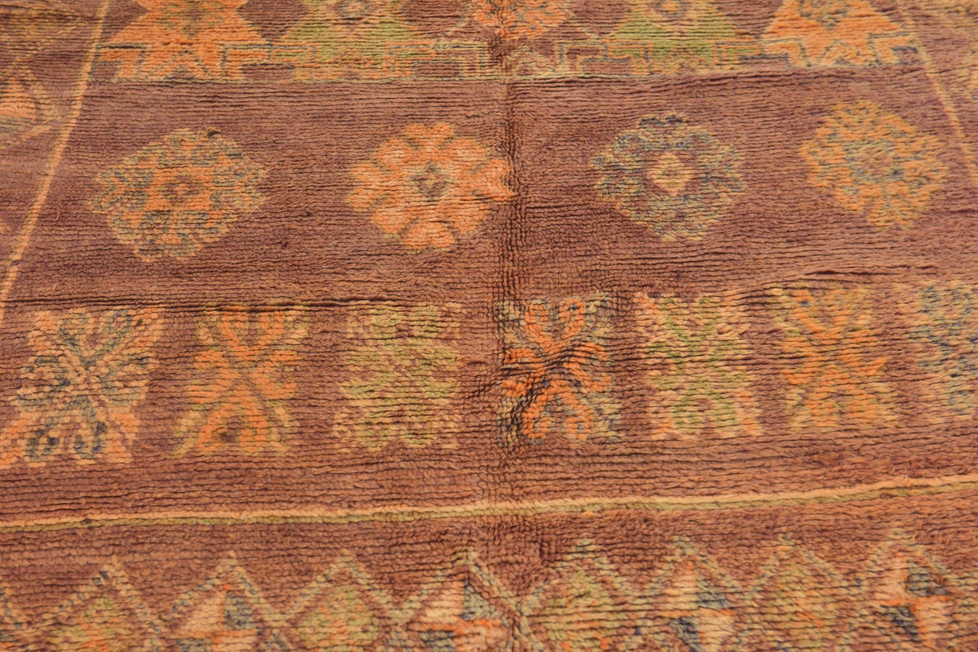 5' 10 x 10' 10 Hand Knotted Moroccan Wool Runner Rug