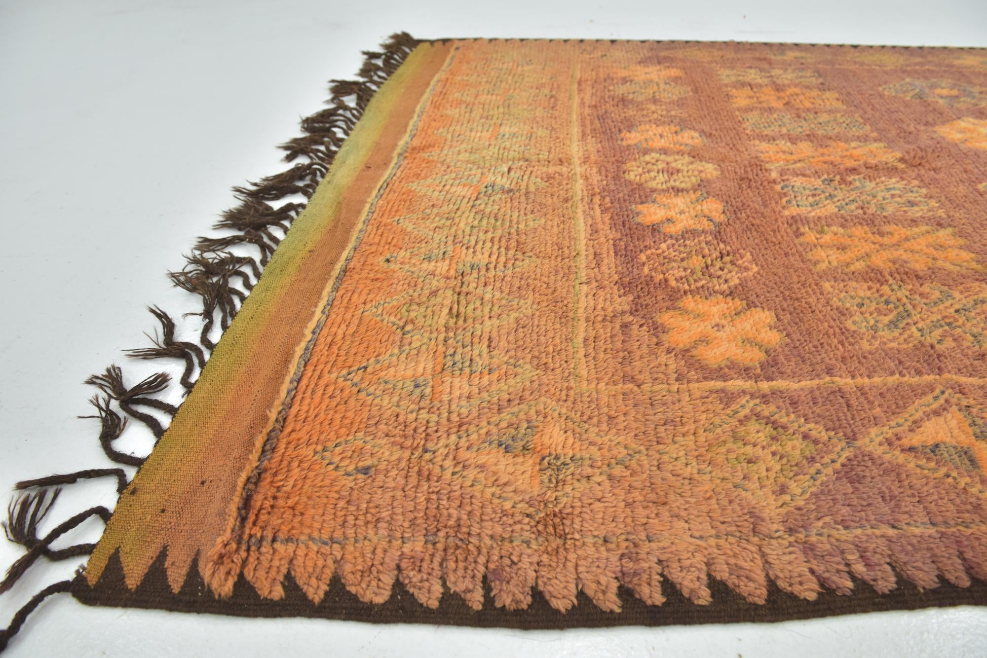 5' 10 x 10' 10 Hand Knotted Moroccan Wool Runner Rug