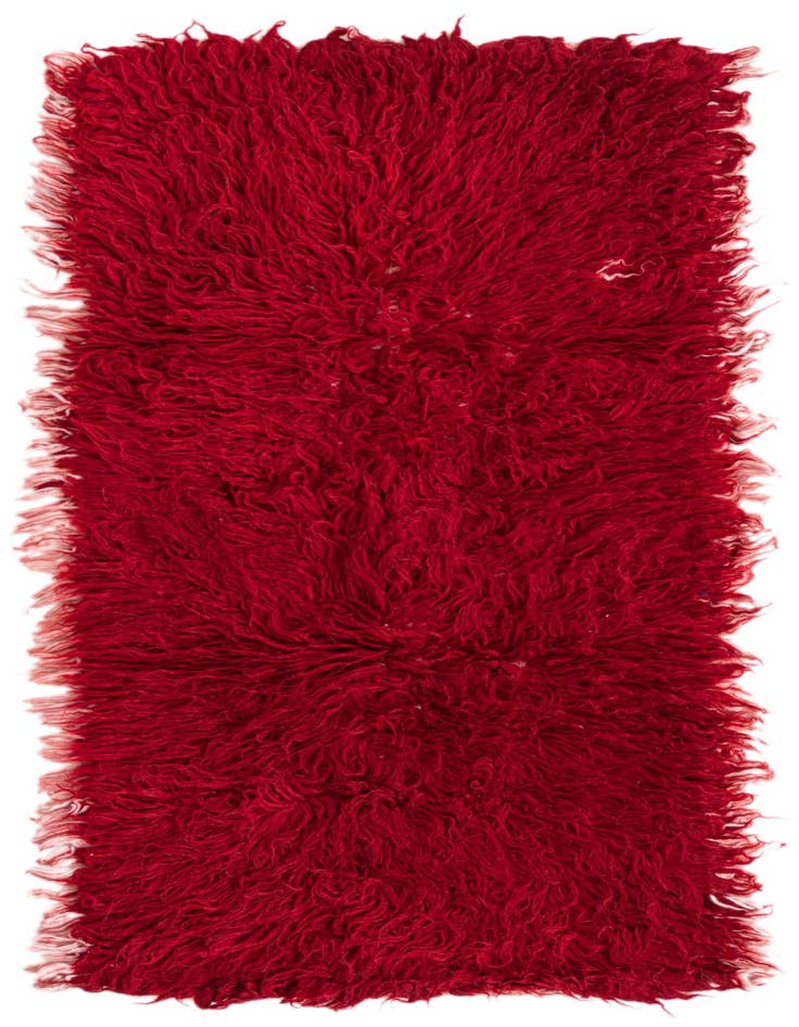 Detail image of 2' x 4' Hand Knotted Moroccan Wool Runner Rug