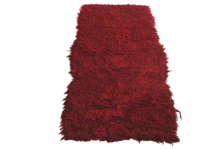 2' x 4' 5 Hand Knotted Moroccan Wool Runner Rug