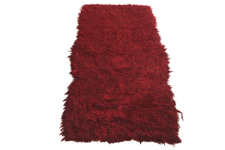 Detail image of 2' x 4' 5 Hand Knotted Moroccan Wool Runner Rug