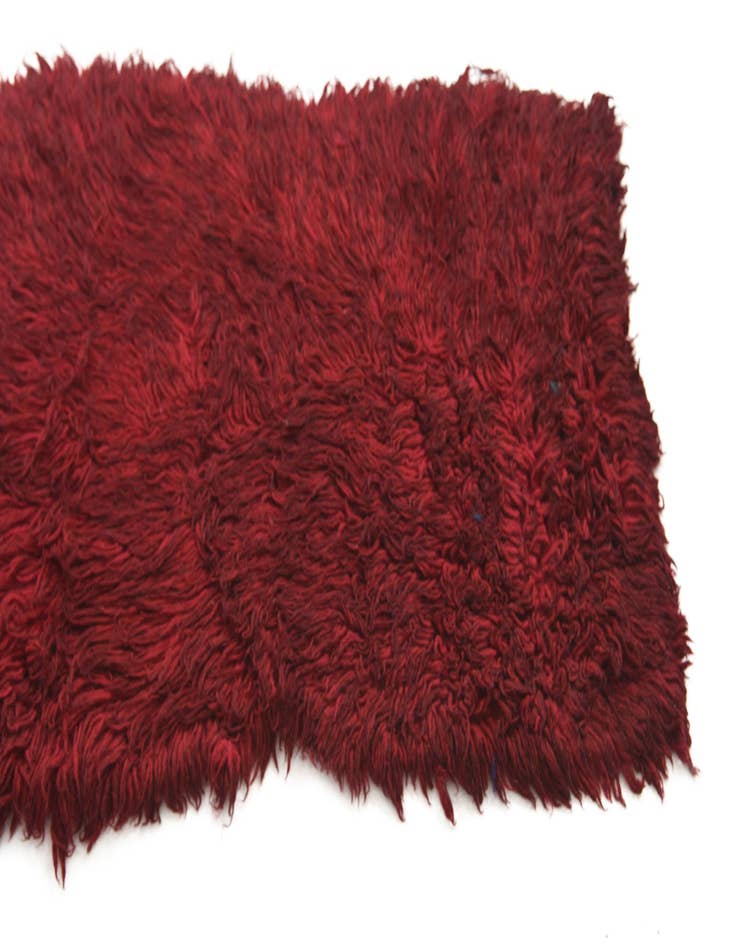 Detail image of 2' x 4' 5  Hand Knotted Moroccan Wool Runner Rug