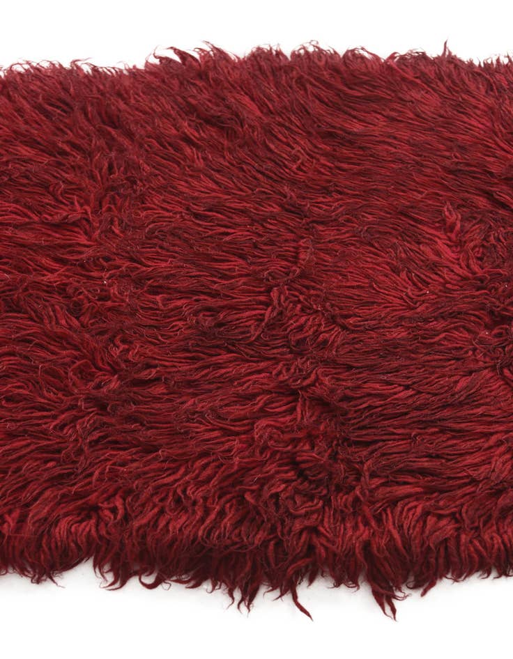 Detail image of 2' x 4' 5  Hand Knotted Moroccan Wool Runner Rug