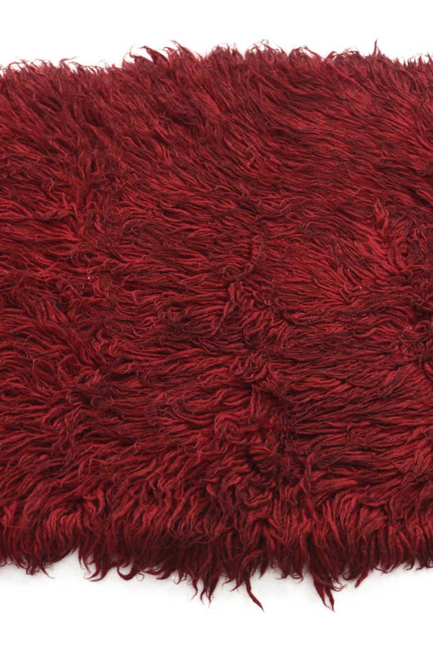 Detail image of 2' x 4' 5 Hand Knotted Moroccan Wool Runner Rug