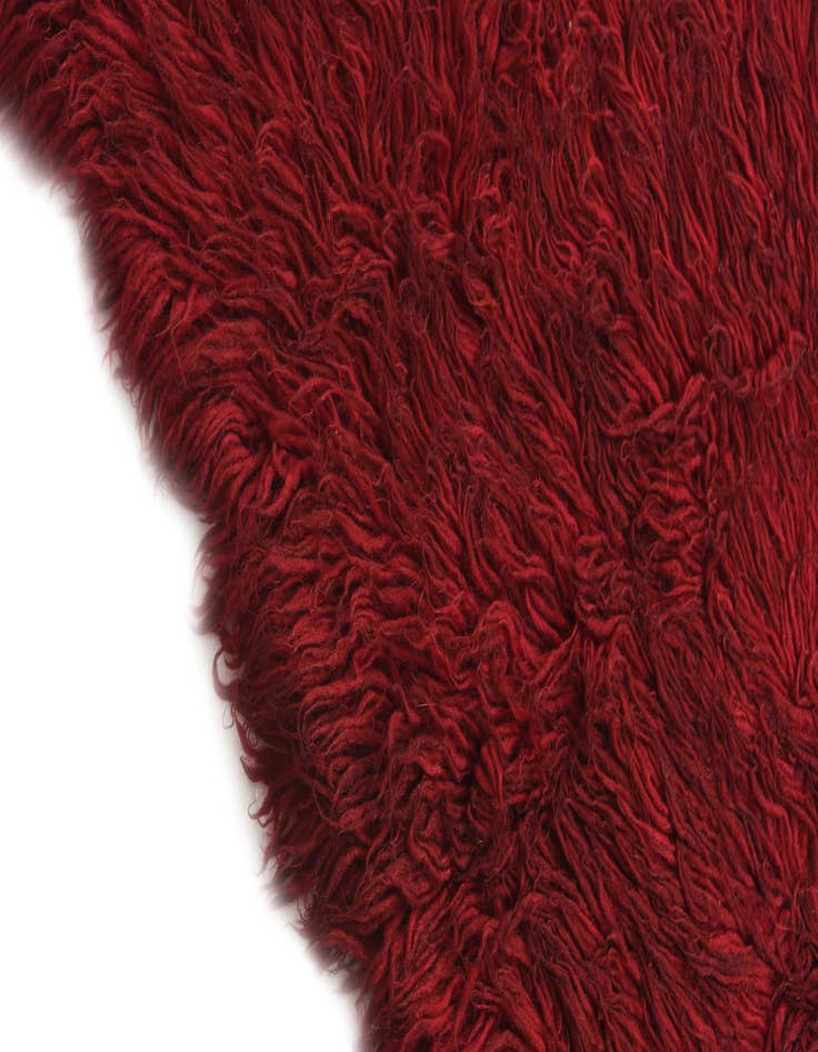 Detail image of 2' x 4' 5  Hand Knotted Moroccan Wool Runner Rug